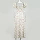 thumbnail image 5 of Dinheiro Vestido floral con cuello cuadrado para mujer, mangas abullonadas, cintura alta, S,, 5 of 8