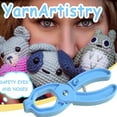 thumbnail image 2 of Crochet Safety Eye Pliers Tool for Doll Making - Securely Attach Eyes & Washers for Stuffed Animals & Plush Crafts, 2 of 8
