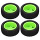 thumbnail image 5 of DEWIN 4PCS 75mm RC Car Tire U Type Rubber RC Vehicle Wheel Control Remoto Neumático de Coche para 144001 1/14 RC Car(Verde), 5 of 5