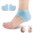 thumbnail image 5 of Heel Protector Sleeve, Non-Hole, Blue - Perforated Moisturizing Heel Protector Socks for Dry Cracked Feet, Men & Women, Foot Masks Easter Mother'S Day Base Care, 5 of 5