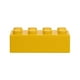 thumbnail image 3 of Paquete 500 piezas Bloque construcción antiestrés creativo amarillo 7.7 x 2.8 x 3.9, 3 of 4