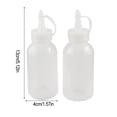 thumbnail image 4 of Dalazy 2 Pcs 100ML Bouteilles à Presser Distributeur de Condiments Conteneurs de Distribution de Condiments Supports Gadget de Cuisine Maison Restaurant Tête de Bout Support de Sauce Barbecue, 4 of 7