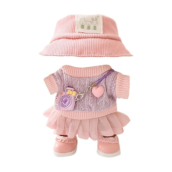 Vêtements pour LEI-BUBU, Ensemble de Vêtements pour Poupées LEI-BUBU, Vêtements Pendentif en Tissu, Chandails, Chapeaux, Sacs à Dos, Ensembles, Jupes Chandails, Chapeaux, Chaussures Poupées Non Inclus, Accessoires pour Poupées (Pas de Poupée)