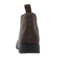 thumbnail image 4 of Eddie Bauer Men's Slip On Sueded Sunlakes Double Gore Chelsea Boot (Brown, 11), 4 of 5