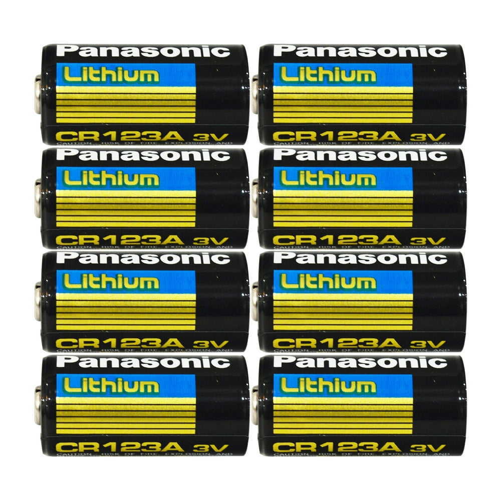 Panasonic CR123A 3V Long Lasting Lithium Batteries