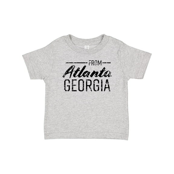 Inktastic From Atlanta Georgia in Black Distressed Text Boys or Girls Baby T-Shirt