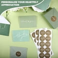 thumbnail image 4 of 30 Pack Thank You Cards with Envelopes and Stickers 3.5 x 5 Inch Blank Note Card Kraft Envelopes for Business Weddings Bridal Gift Baby Shower Graduation(Green Tones), 4 of 6