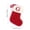 G, variant on Tainini 3in Christmas Red Stockings Xmas English Letters Hanging Knitting Stockings for Christmas New Year Party Gift Supplies