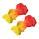 thumbnail image 1 of Abanicos de velo de seda para danza del vientre, abanicos plegables largos para mujeres y niñas, accesorios de vestuario amarillo naranja rojo, 1 of 9