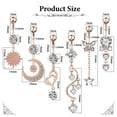 thumbnail image 3 of MesaSe 6Pcs Belly Rings Dangle Belly Button Ring Opal Pearl  Belly Button Piercing, 3 of 8