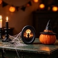 thumbnail image 6 of Roiihwy Halloween Wall Decor, Ghost Framed Dark Ghost Holding Candle Oval Wall Art, Spooky Halloween Oval Walls Decor, Vintage Gothic Canvas Artwork Hanging Decor, 6 of 6