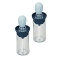 thumbnail image 4 of Oil Dispenser Bottle, Silicone Oil Container with Silicone Brush, Oil Bottle with Silicone Brush Brush Accurate Oil Control Oil Container  2pcs with Silicone Brush  for Kitchen, 4 of 8