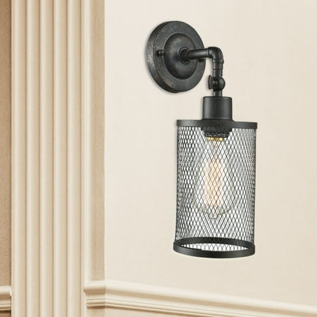 

IBWVQYWE Antique Bronze Vintage Style Cylindrical Garth Wall Sconce