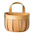 thumbnail image 2 of simhoa Wall Fence Hanging Planter, Rattan Basket, Hand Made Wicker Rattan , Flower Pots A, 2 of 8