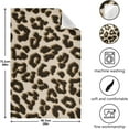 thumbnail image 3 of Coolnut Leopard Print Kitchen Dish Towels Set of 1,Dishcloths,Absorbent Soft Towels Hand Towels, Tea Towels,18" x 28", 3 of 6