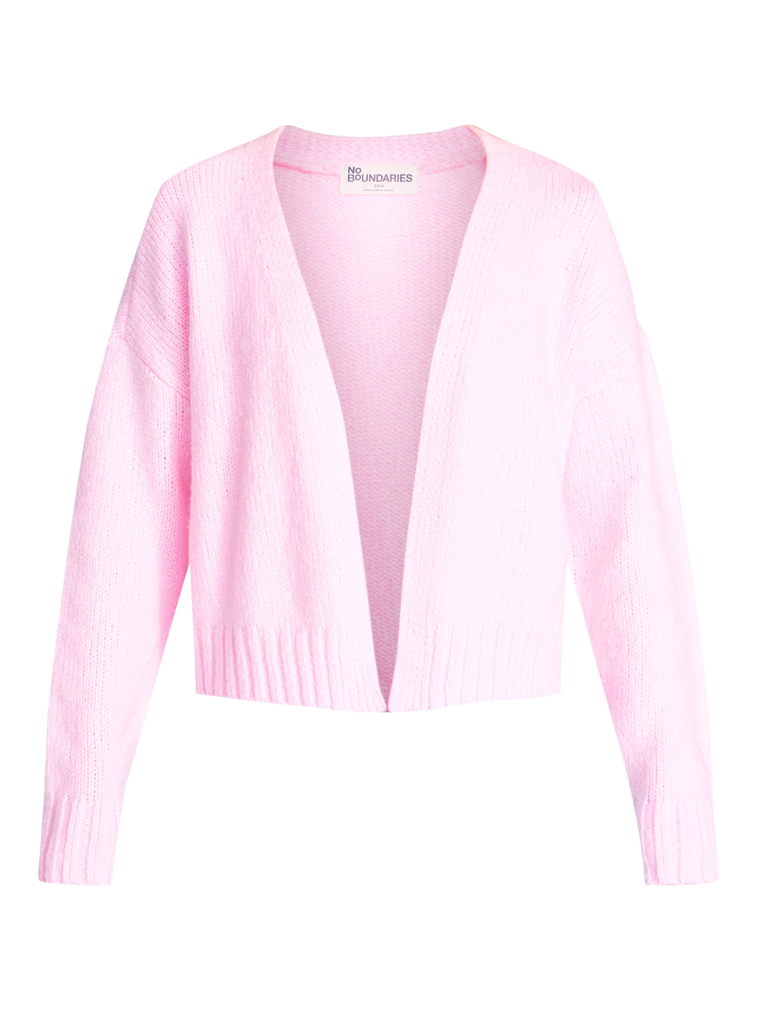 No Boundaries Cropped Cardigan, Women's & Women's Plus XXS-4X