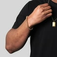 thumbnail image 4 of Invicta Jewelry Men's Box Chain Gold Plated Steel Bracelet (8mm) - 9", 4 of 8