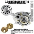 thumbnail image 2 of All Metal Body Drop Casting Reel Large Deep Seas Fishing Reel Salt Water Waterproof Left Hand, 2 of 8