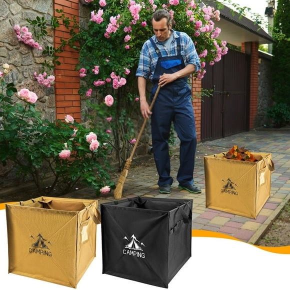 Cubo de Basura Plegable para Exteriores - Caja de Almacenamiento de Gran Capacidad para Equipo MNFD