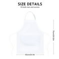 thumbnail image 5 of Clearance Apron Sleeve under $10 White Apron Inches 35 Apron Kitchen (65x75cm) 28 Cotton By Inches Kitchen，Dining & Bar, 5 of 6