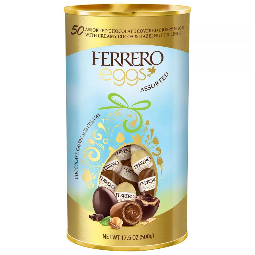Ferrero Assorted Chocolate Covered Crispy Eggs with Cocoa & Hazelnut