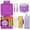 Purple, variant on Youngsters' Leak-Proof Bento Lunch Box Set with 8oz Insulated Jar, Lunch Bag & Ice Pack - Stainless Steel/PP, Dishwasher Safe, 5 Compartments for School Meals, back to school, back to school
