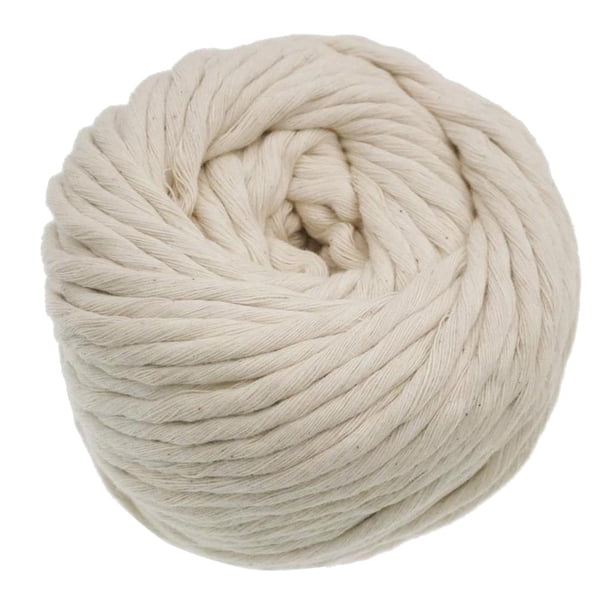 Cuerda de de Macramé Natural, de Tejer Artesanal de Cordón, Colgador de Plantas para Colgar en de Cuerda, Soporte para Maceta de 4 mm perfecl Manualidades de bricolaje con cordón de macramé