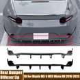 thumbnail image 2 of Car Rear Bumper Diffuser Lower Lip Trim Accessories Boot Spoiler Splitter Fit For Mazda MX-5 MX5 Miata ND 2016-2025, 2 of 7