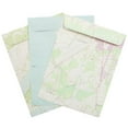 thumbnail image 2 of JAM Paper 9 x 12 Open End Map Envelopes (made from real maps), 25 envelopes per pack, 2 of 4