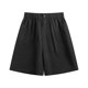 thumbnail image 1 of pstuiky Hombres bajos, Pantalones cortos de playa holgados para hombre, de color liso, informales, a la moda, con bolsillos, botones y cremallera Pantalones cortos de golf, 1 of 5