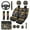 Black Leopard Sunflower Highland Cow, variant on HUIACONG Watercolor Flowers Seat Covers for Cars for Women Full Set Cute Car Accessories Seat Covers with Steering Wheel Cover Seat Belt Pads Arm Rest Cover Coasters Headrest Cover Keychain 14 Pcs