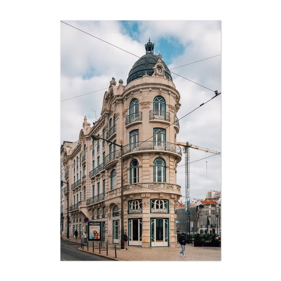 Lisbon Architectural 03 - Lisbon Portugal Photography Unframed Wall Art Print 5 x 7 inches