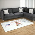 thumbnail image 3 of Happy 4th of July Patriotic Airedale Terrier Marching Band Uniform Balloons Fireworks Indoor Rug Dale Waterside Dog Lover Carpet Living Bed Room Sofa Home Decor - 13009, 3 of 5