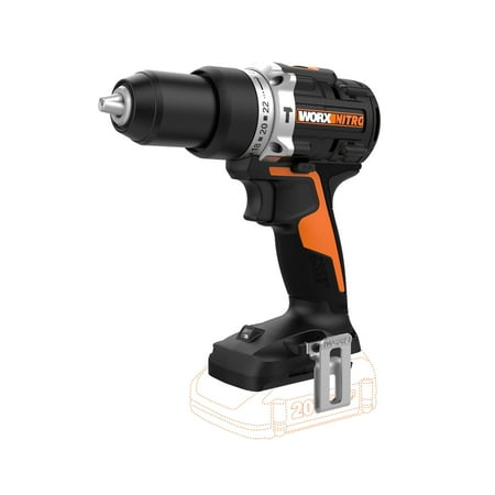 

Worx WX352L.9 POWER SHARE NITRO 20V Cordless 1/2in Hammer Drill with Brushless Motor (Battery & Charger NOT Included)