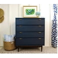 thumbnail image 5 of Lush Decor Octagon Blocks Room Darkening 84" x 52" Geometric Navy 3" Rod Pocket 2-Pc Set Window Panel, 5 of 6