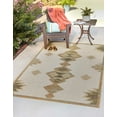 thumbnail image 2 of Rugs.com Baja Outdoor Collection Rug – 6' x 9' Ivory Medium Rug Perfect For Bedrooms, Dining Rooms, Living Rooms, 2 of 3