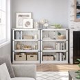 thumbnail image 4 of Aoile 3 Tier Bookcase, 43.3" Farmhouse Book Shelf with Storage Open Display Bookshelves Living Room, Bed Room, White, 4 of 9