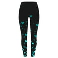 thumbnail image 4 of Alkepwun Womens Pants High Waisted Valentine's Day Print Tummy Control Casual Leggings Soft Comfort Plus Size Athletic Running Yoga Tights, 4 of 9