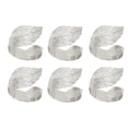 thumbnail image 3 of Leaf Napkin Rings Set of 30,Leaves Napkin Rings for Table Setting,Metal Leaf Napkin Holder Rings for Holiday Silver, 3 of 9