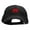 Black, variant on Bear Canada Leaf Embroidered Pigment Dyed Wash Caps - Khaki OSFM