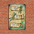 thumbnail image 6 of Dragonfly Tin Sign Retro Accept What Is Metal Signs Vintage Dragonfly Wall Art Outdoor Garden Decor Dragonfly Gifts For Women Bathroom Sign Home Decoration Let Go Of What Was Have Faith In What Will, 6 of 12
