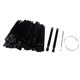 thumbnail image 4 of 200 piezas de puntas de uñas negras Zulema puntas de arte de uñas postizas Tabla de visualización de salón, 4 of 8