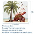 thumbnail image 5 of Coconut Tree Square 8.3x9.8 Inch Non-Slip Rubber Bottom Printed Desk Mat Gaming Mousepad Mouse Mat for Office and Gaming, 5 of 6
