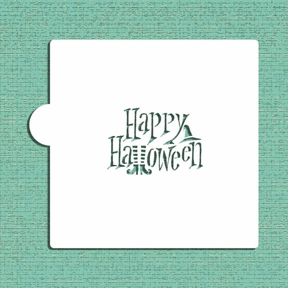 Witchy Happy Halloween Cookie and Craft Mat CM182 by Designer Stencils