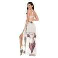 thumbnail image 3 of FORMRS Womens Beach Sarong Semi-Sheer Bikini Wrap Skirt Swimsuit Cover-ups, Cowboy Pattern, 3 of 7