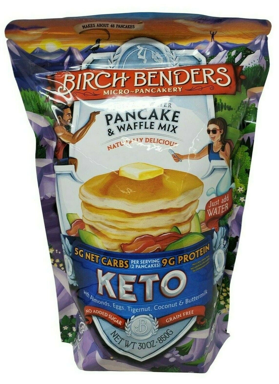 Birch Benders Micro Pancakery Keto Pancake & Waffle Mix 30 OZ Walmart