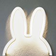 thumbnail image 2 of relayinert Rabbit Nightlight LED Lamp USB for Children s Room Cute and Decorative White 29x30cm 1Set, 2 of 6