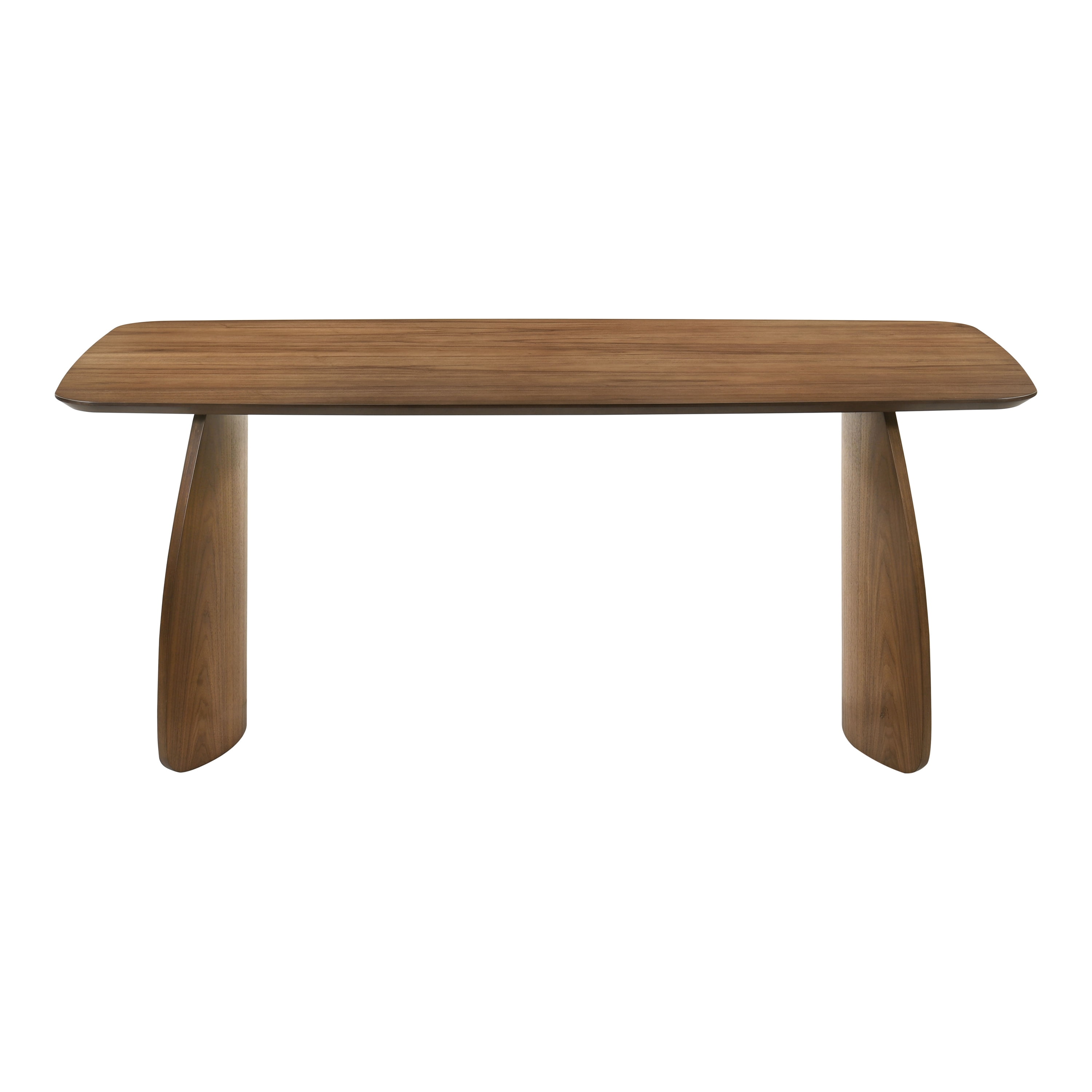 Furniture of America Erik 71" Trestle Dining Table, Walnut