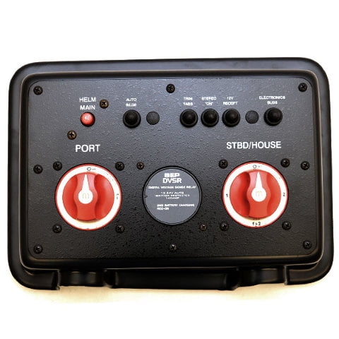 Larson Boat Dual Battery Switch Panel 2201-2097 | 12-24V w/ Breakers