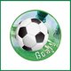 thumbnail image 4 of Juego de vajilla de papel con temática de fútbol, suministros de decoración de pasteles, vasos y platos con patrón de fútbol, favores de fiesta de cumpleaños para niño, 4 of 5